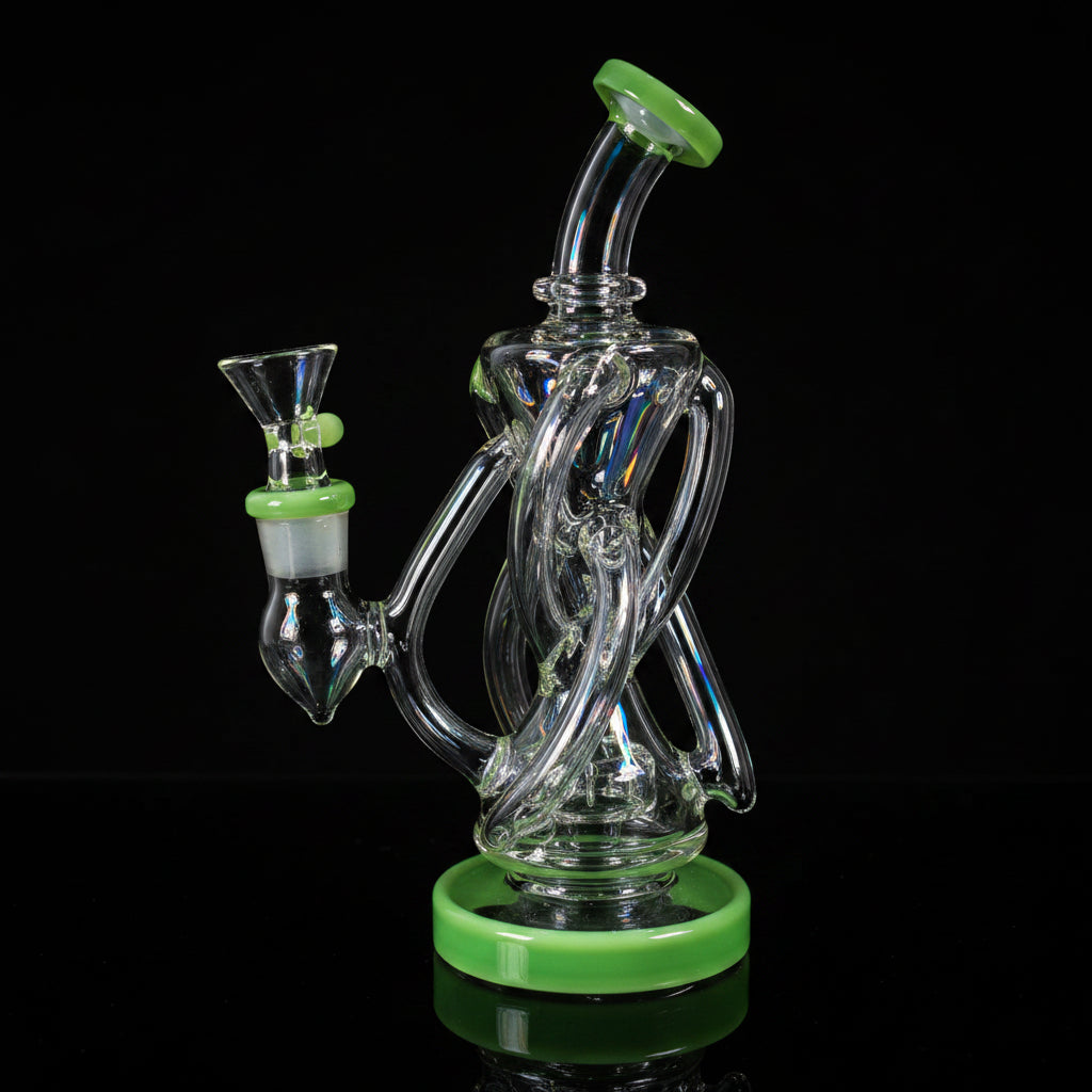 Premium Angles Glass DAB RIG for Smooth Hits - SmokeMEGA