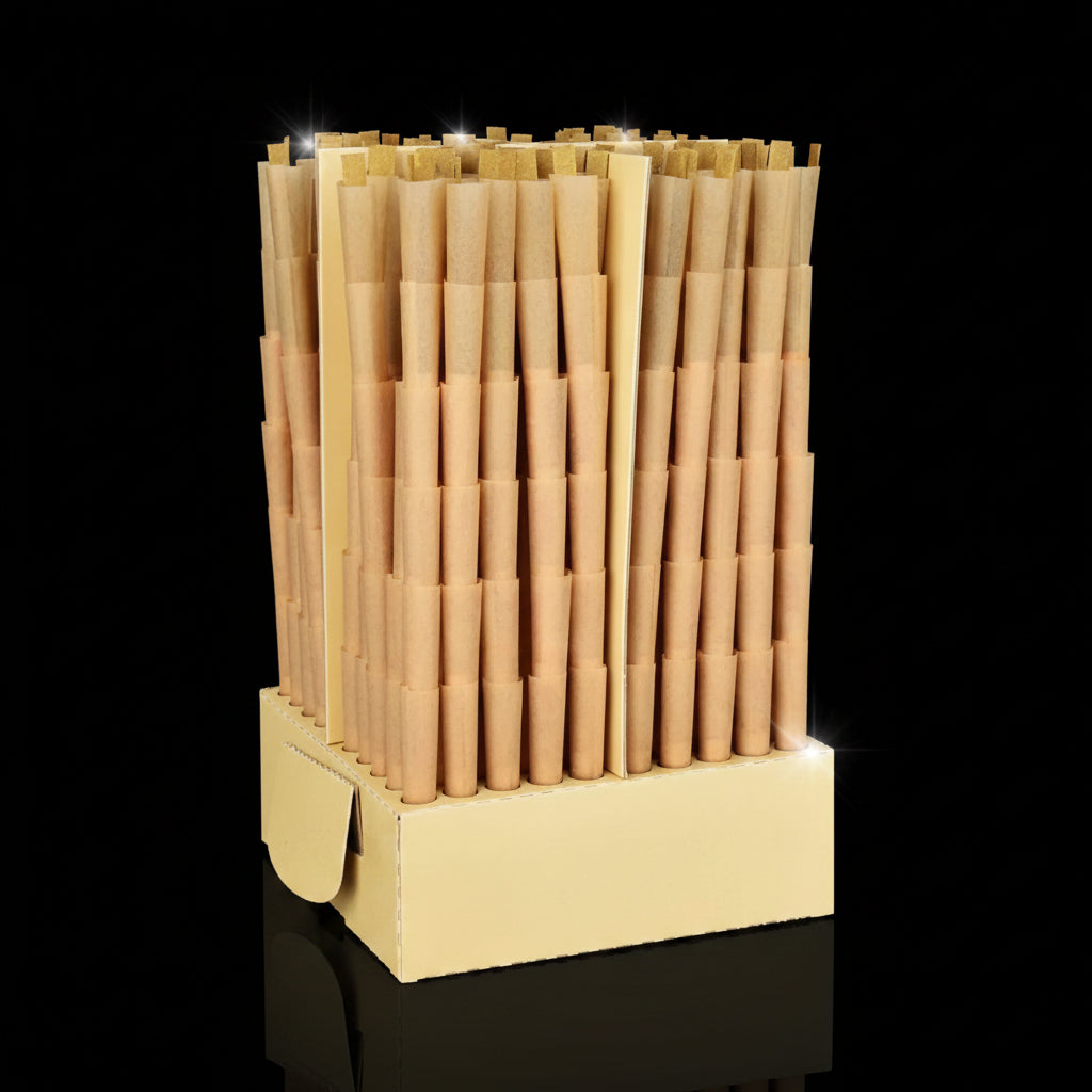 RAW CLASSIC CONES SINGLE SIZE 70/24-(600PC BOX) - SmokeMEGA