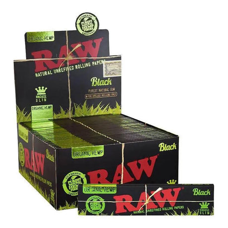 Raw Black Organic Hemp - SmokeMEGA