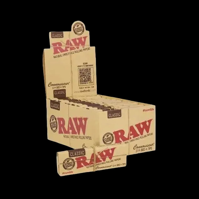 Raw Organic Hemp 1 1/4 in Rolling Papers - SmokeMEGA
