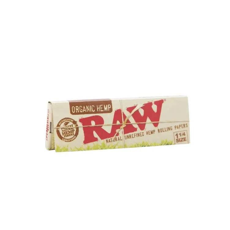 Raw Organic Hemp Papers | Connoisseur 1 1/4in Rolling - SmokeMEGA