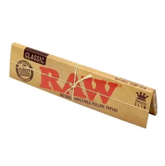 Raw® Classic Natural-KING Size Slim Rolling Papers - SmokeMEGA