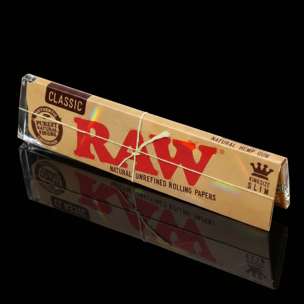 Raw® Classic Natural-KING Size Slim Rolling Papers - SmokeMEGA
