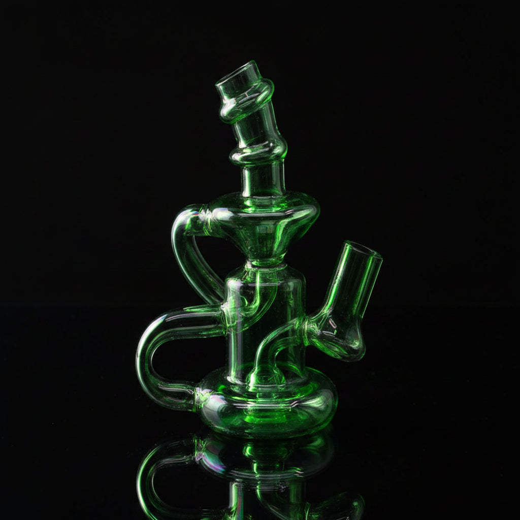 Recycler Dab Rig with 14mm Male 90 Degree Banger - SmokeMEGA