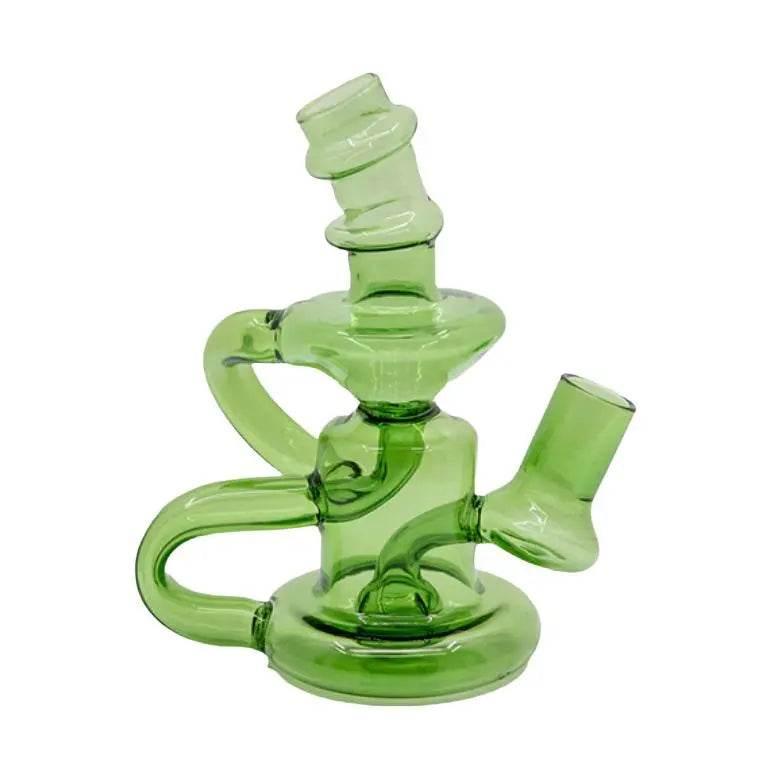 Recycler Dab Rig with 14mm Male 90 Degree Banger - SmokeMEGA