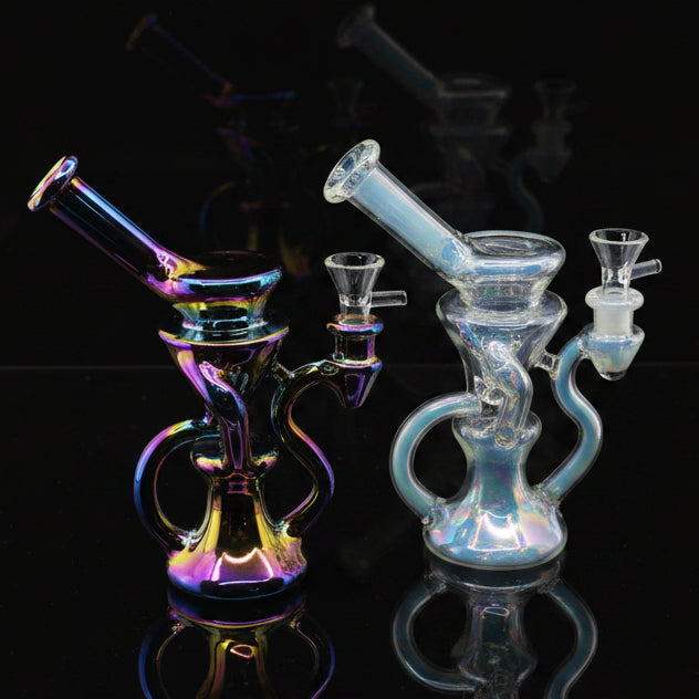 Recycler Dab Rigs | 8" Metallic