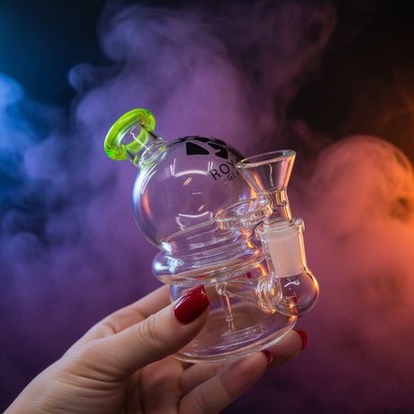 Royal glass baby dab rig special - SmokeMEGA