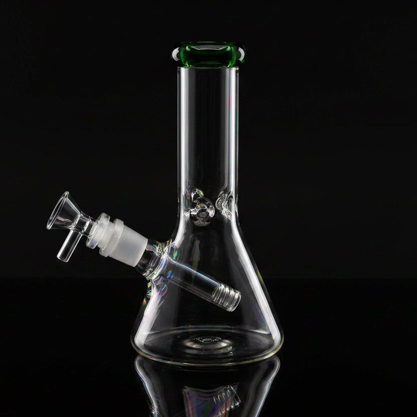 SK-173 8" Glass Mini Beaker Ice Bong