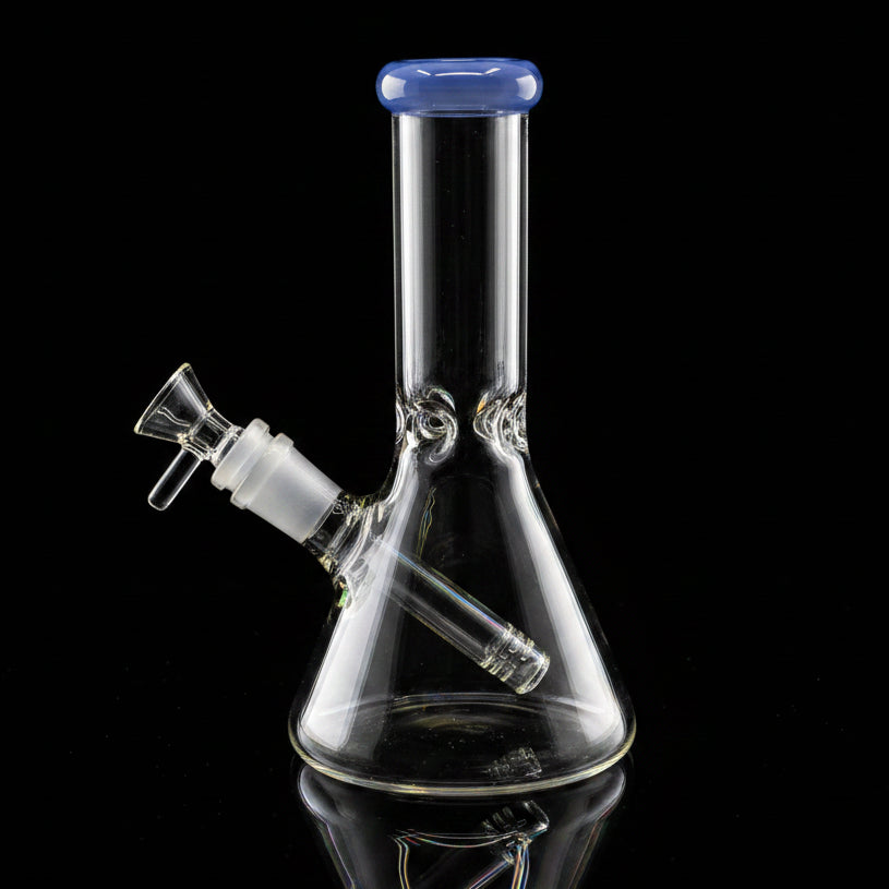 SK-173 8" Glass Mini Beaker Ice Bong