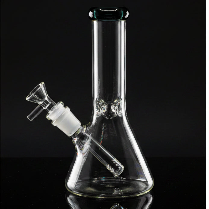 SK-173 8" Glass Mini Beaker Ice Bong