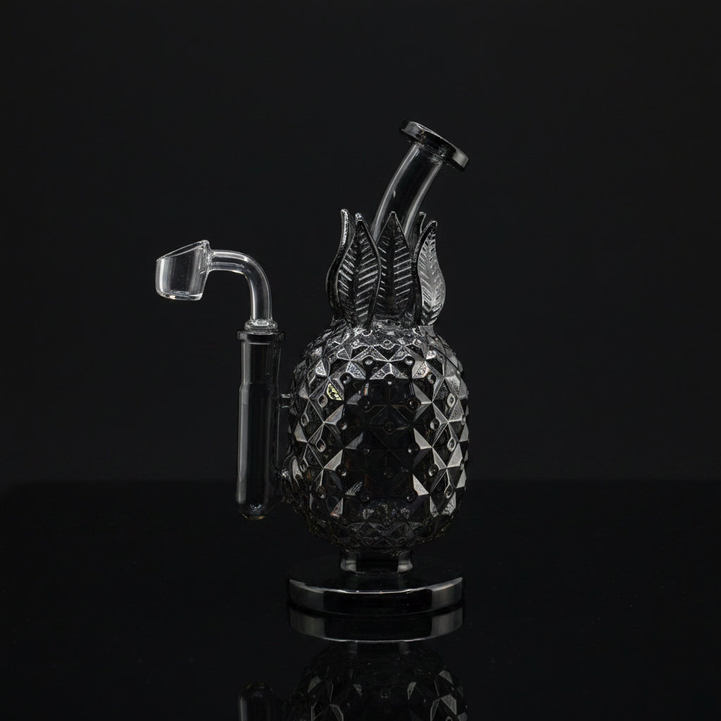 SK -482 8" JUICY GLASS PINEAPPLE BONG DAB RIG