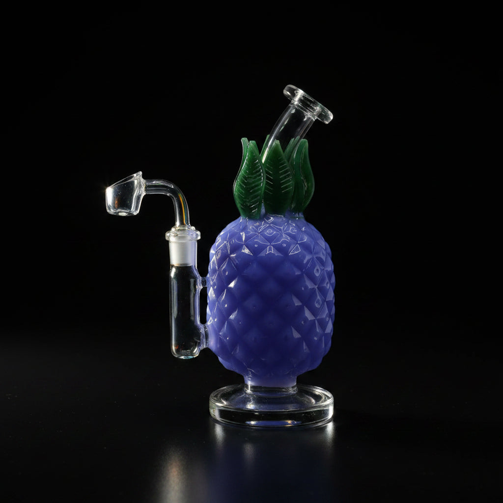 SK -482 8" JUICY GLASS PINEAPPLE BONG DAB RIG