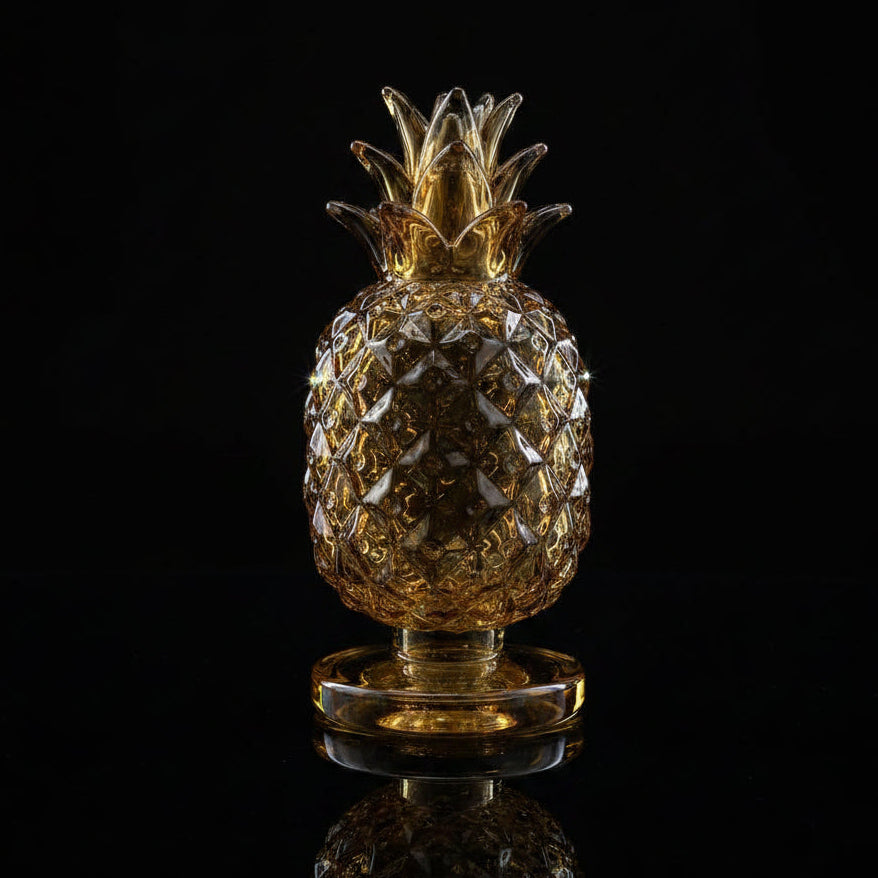SK -482 8" JUICY GLASS PINEAPPLE BONG DAB RIG