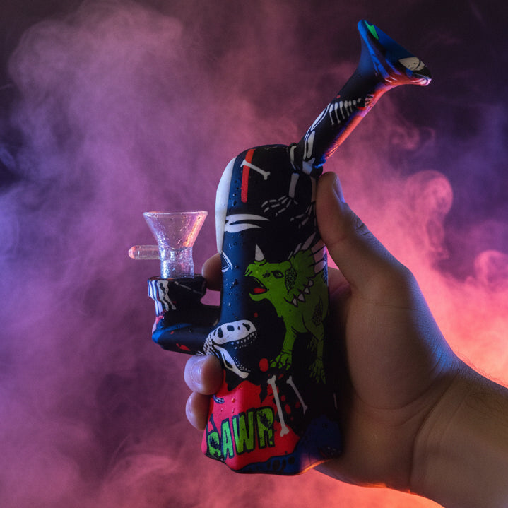 Spirited Away Bong, No face (Kaonashi) Silicon pipe - SmokeMEGA