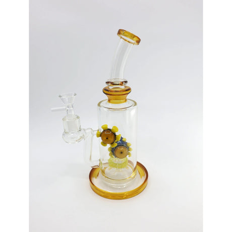 10-inch Monster Eyes recycle water pipe with recycler design and eye-catching theme.