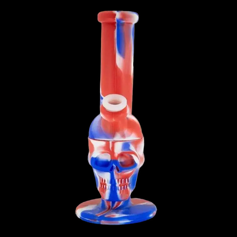 SKULL TUBE SILICONE RIG - SmokeMEGA