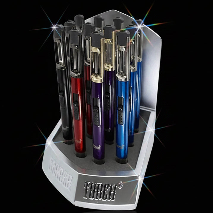 Scorch Torch Slim Pencil Single Flame Torch Lighter - SmokeMEGA