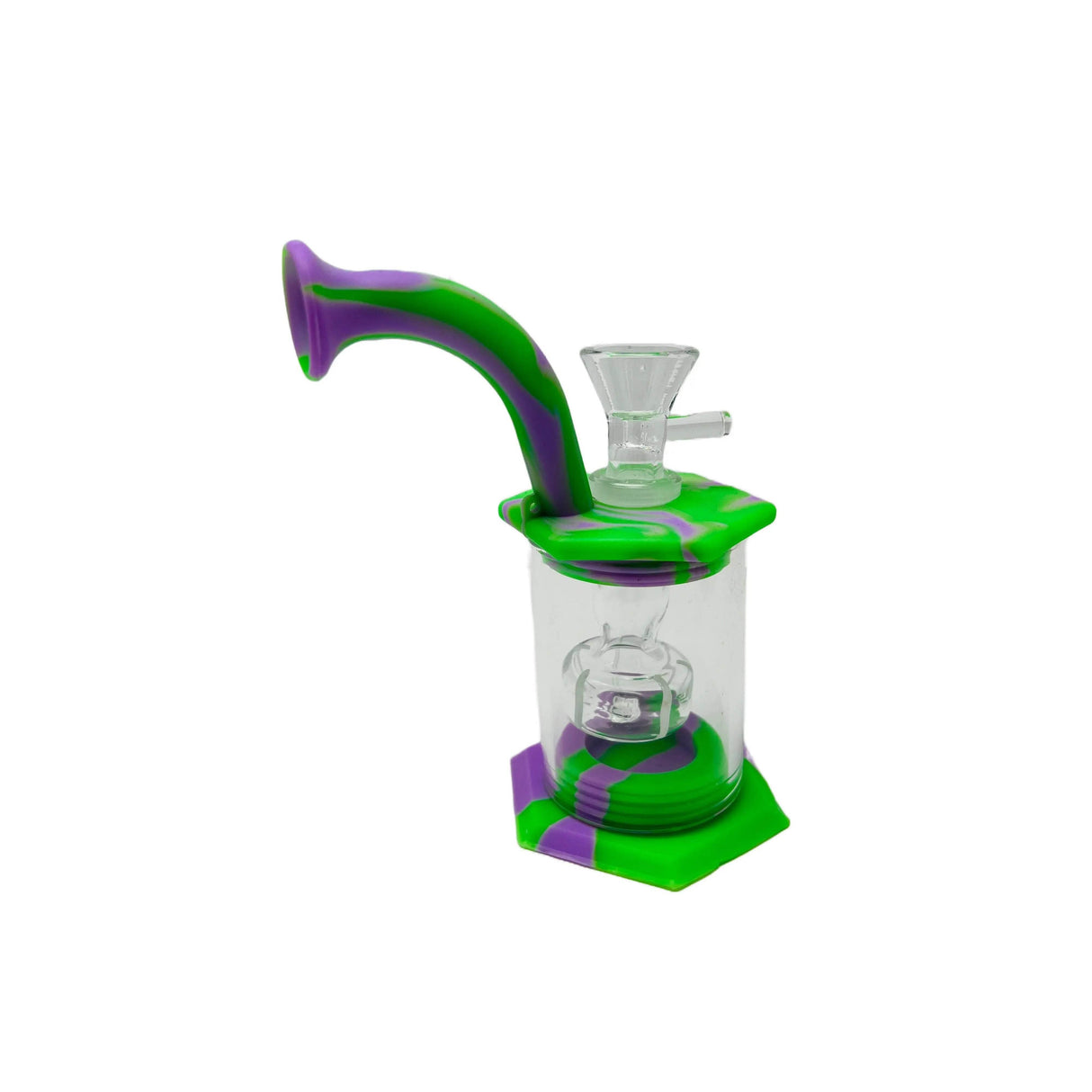Silicone Bong | Mini with Percolator - SmokeMEGA