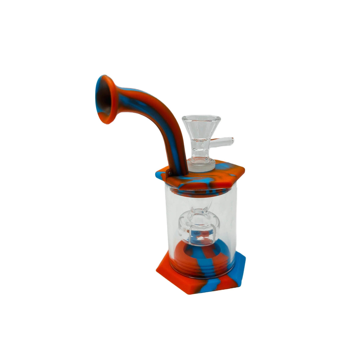 Silicone Bong | Mini with Percolator - SmokeMEGA