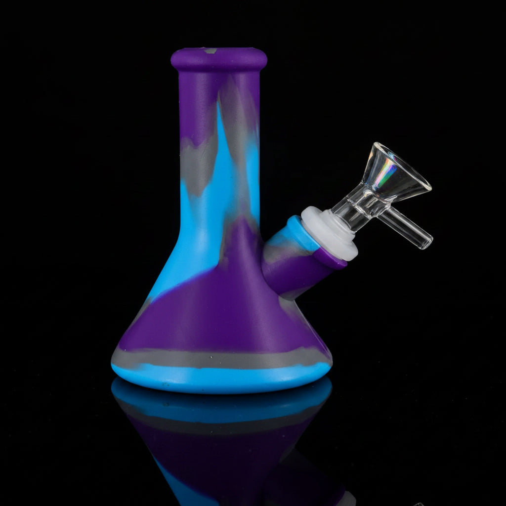 Silicone Color Bong- 4 inch - SmokeMEGA