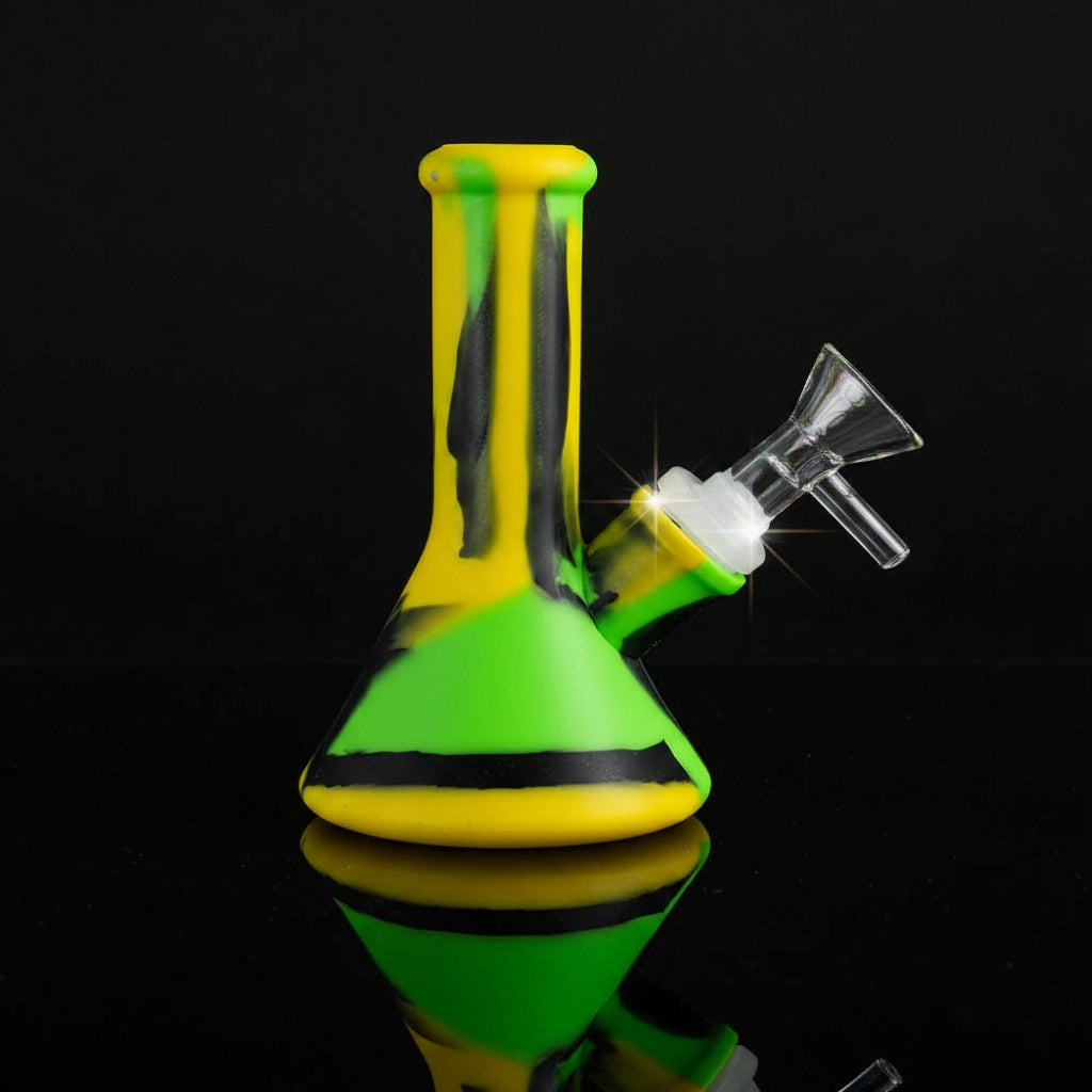 Silicone Color Bong- 4 inch - SmokeMEGA