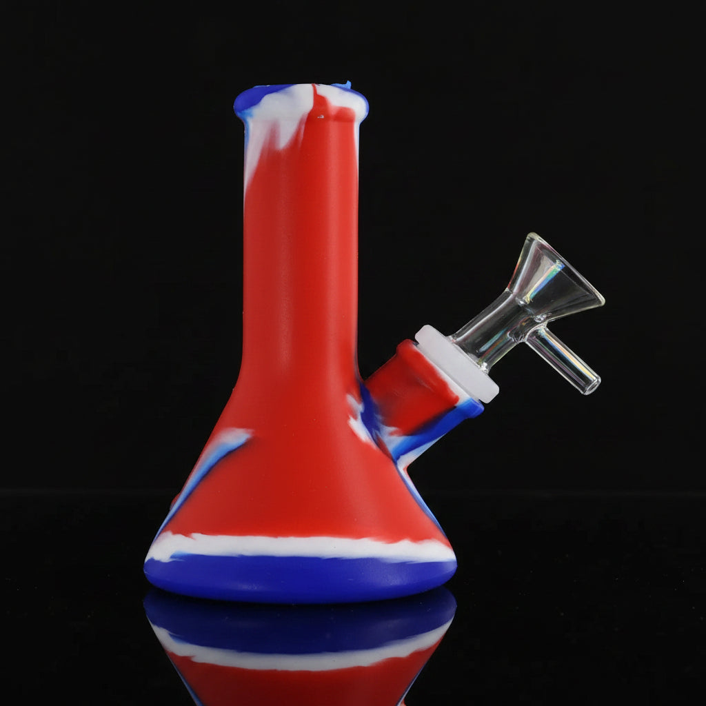 Silicone Color Bong- 4 inch - SmokeMEGA