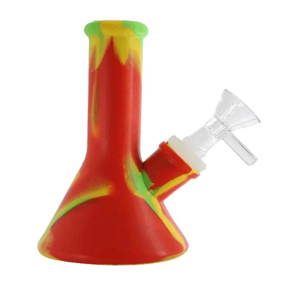 Silicone Color Bong- 4 inch - SmokeMEGA
