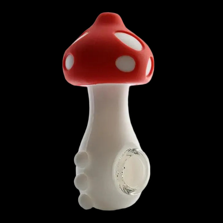 Silicone Pipe | 4.25" Silicone Mushroom Hand Pipe