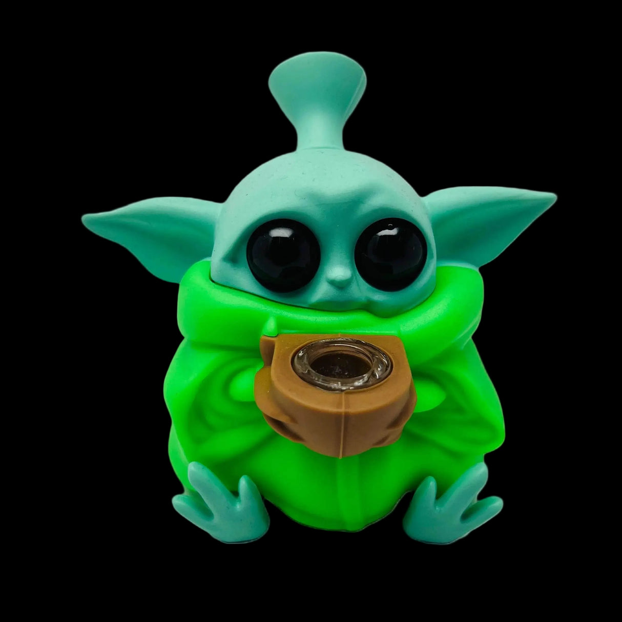 Silicone Water Pipe | Baby Yoda - SmokeMEGA