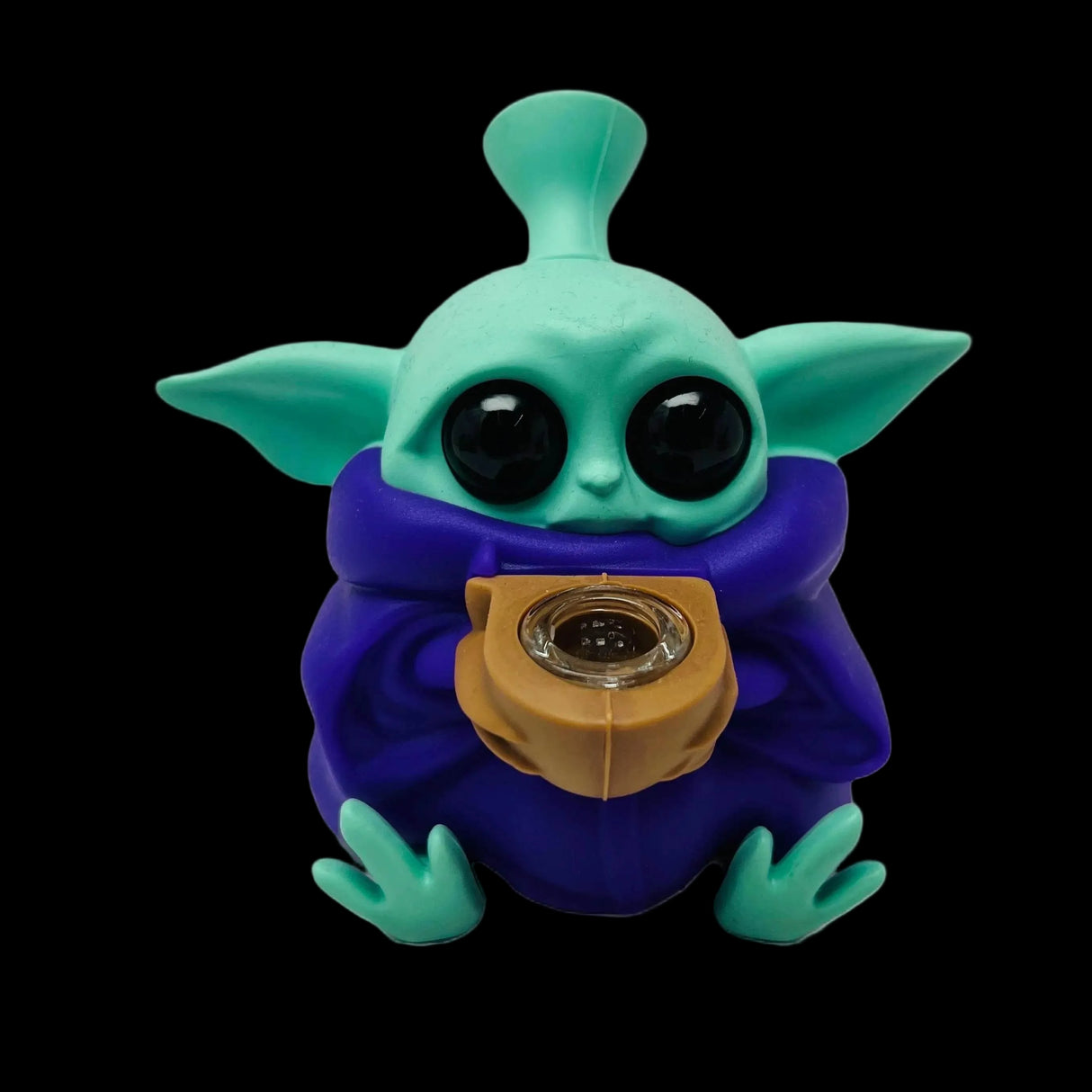 Silicone Water Pipe | Baby Yoda - SmokeMEGA