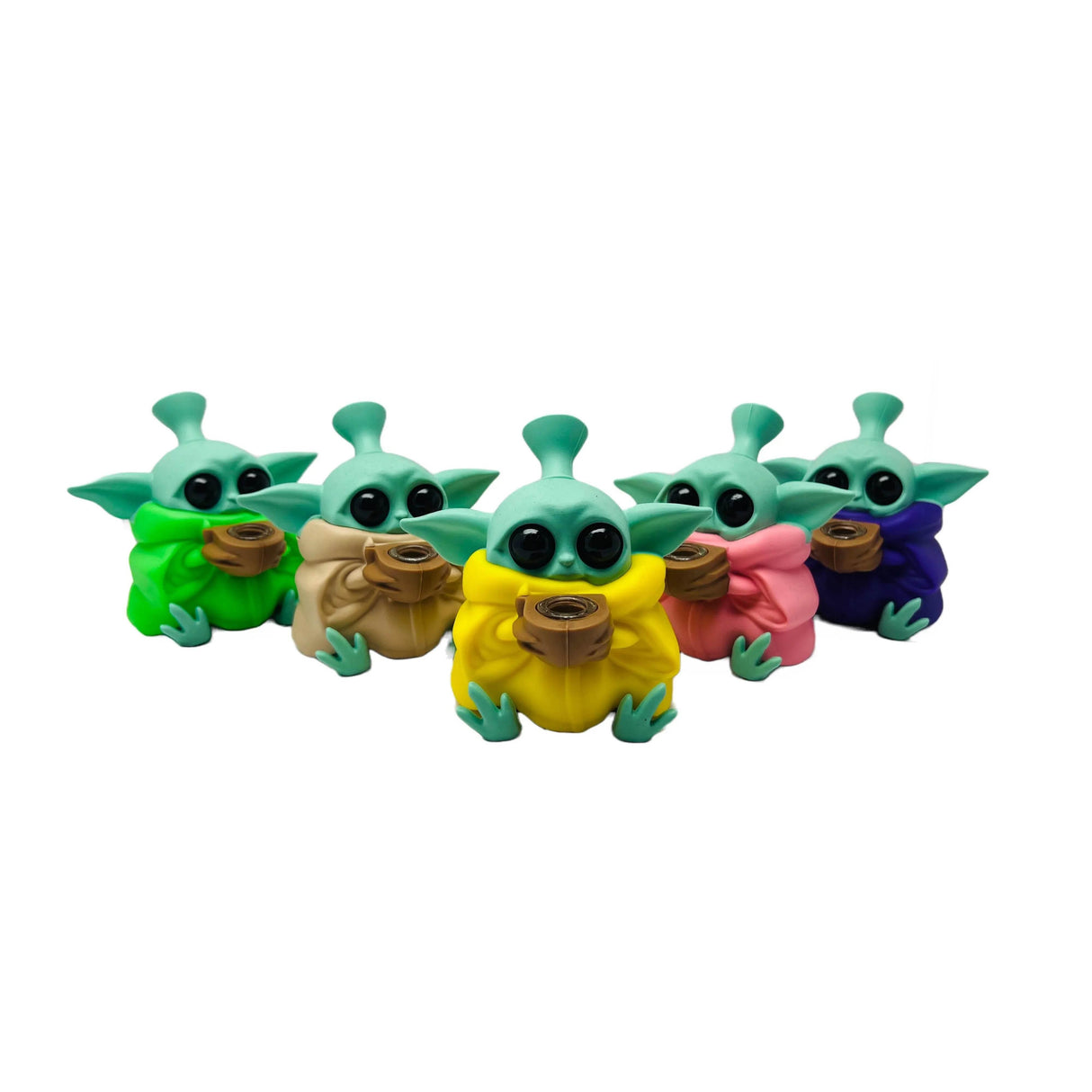 Silicone Water Pipe | Baby Yoda - SmokeMEGA