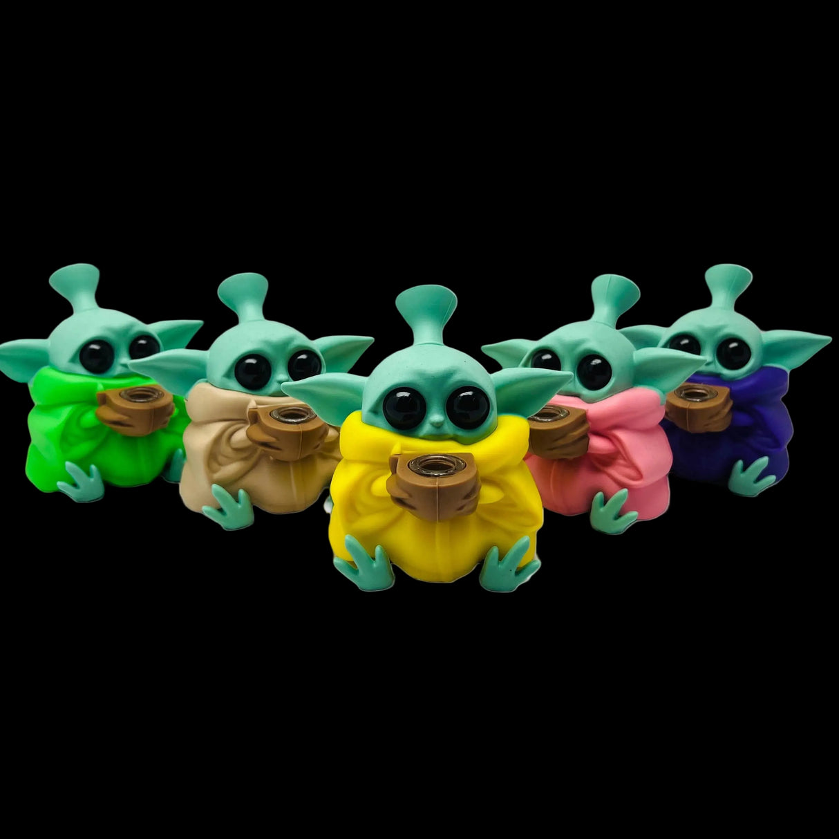Silicone Water Pipe | Baby Yoda - SmokeMEGA