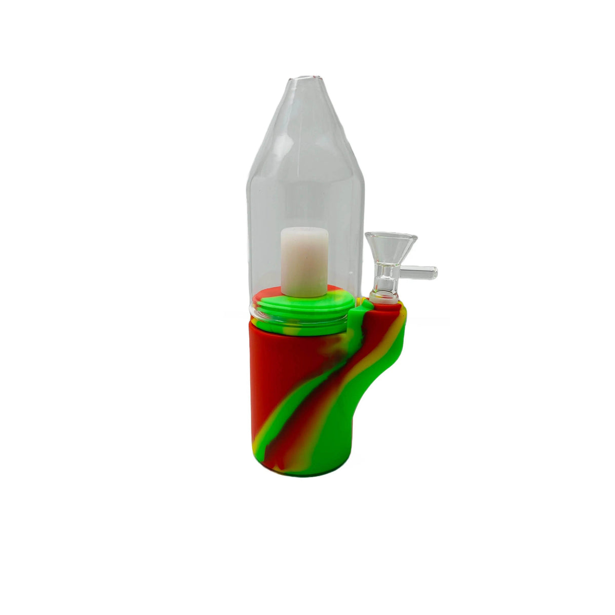 Silicone Water Pipe | Glass Peak Dome - SmokeMEGA