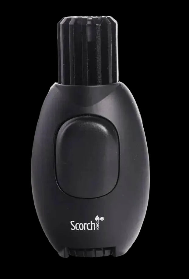 Single Flame Modern Button Butane Refillable Scorch Torch Lighter - SmokeMEGA