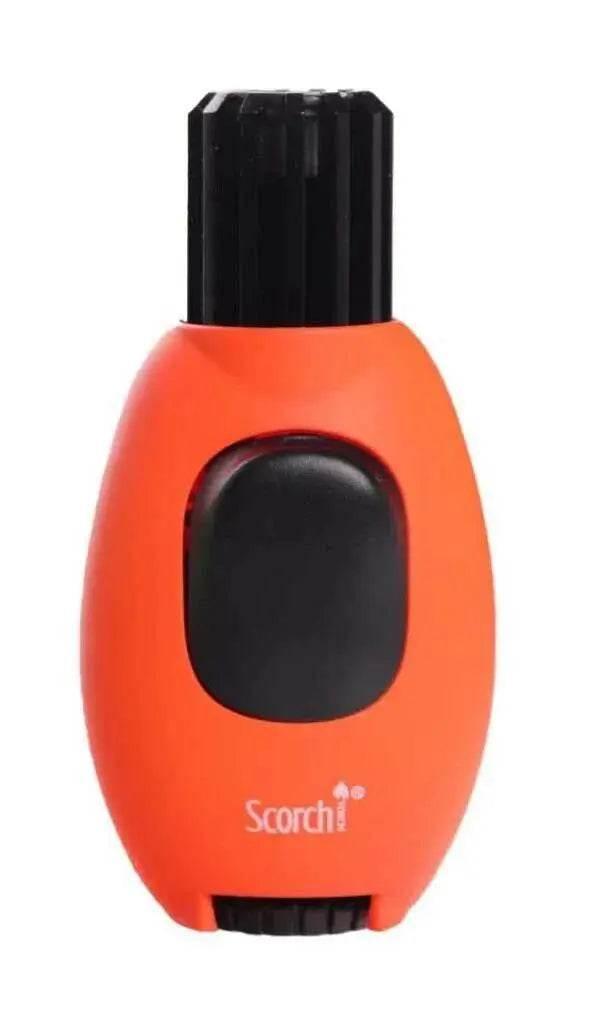 Single Flame Modern Button Butane Refillable Scorch Torch Lighter - SmokeMEGA