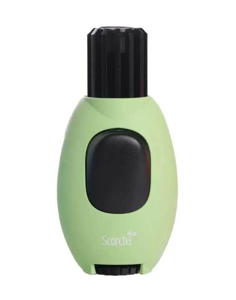 Single Flame Modern Button Butane Refillable Scorch Torch Lighter - SmokeMEGA