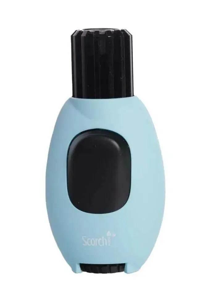 Single Flame Modern Button Butane Refillable Scorch Torch Lighter - SmokeMEGA
