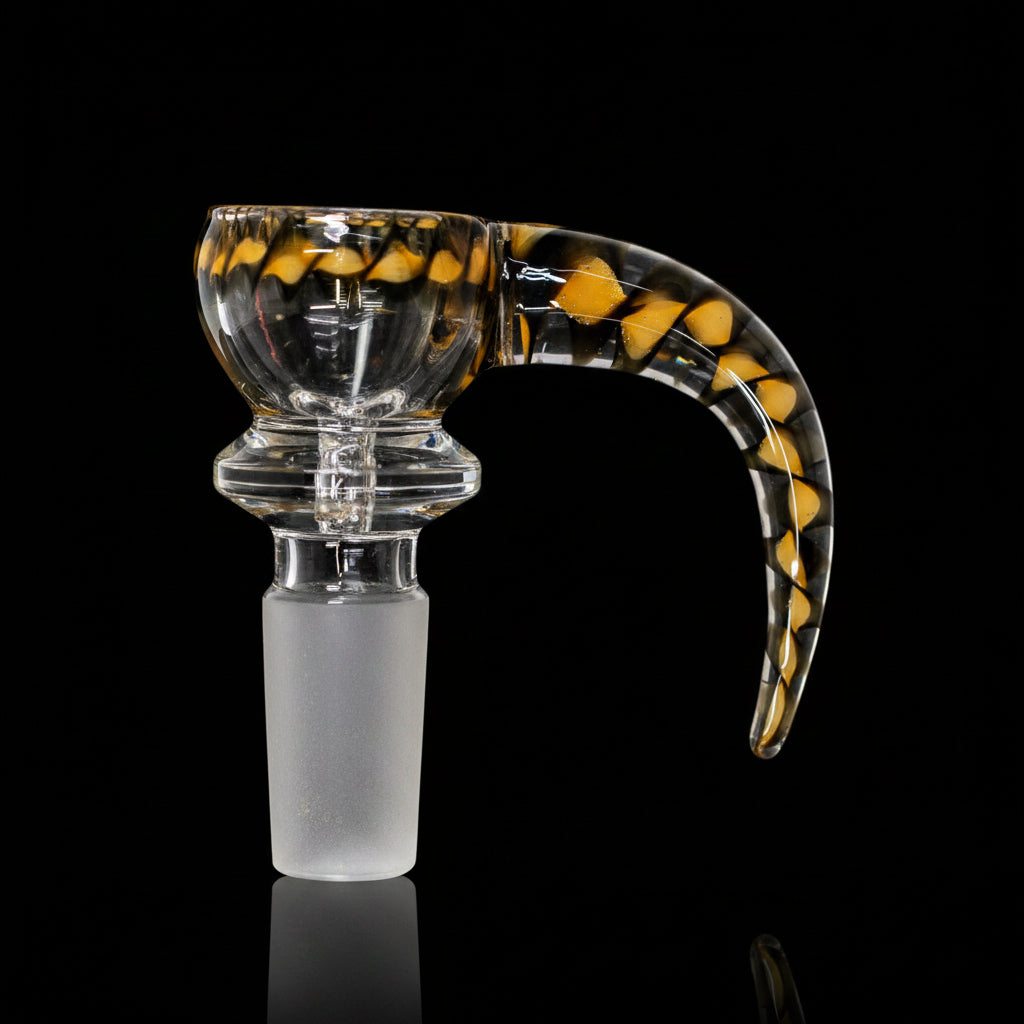 Single Horn Glass Bowls - SmokeMEGA