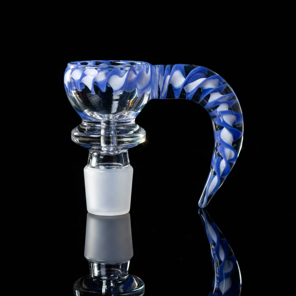 Single Horn Glass Bowls - SmokeMEGA