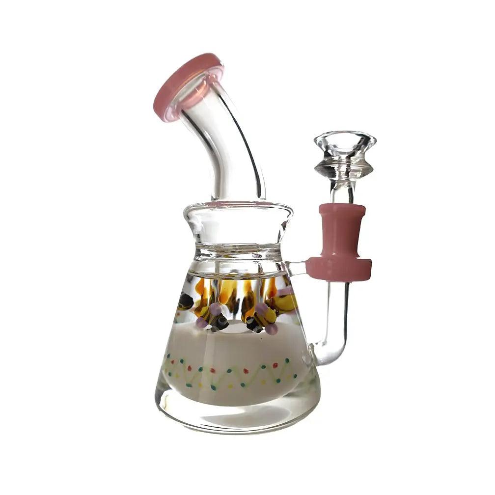 SirEEL Glycerin Nature Assorted Colors & Designs Shower Dab Rig 7"