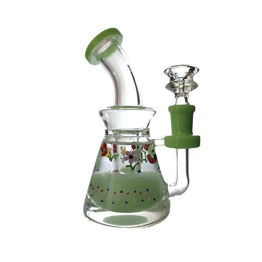 SirEEL Glycerin Nature Assorted Colors & Designs Shower Dab Rig 7"