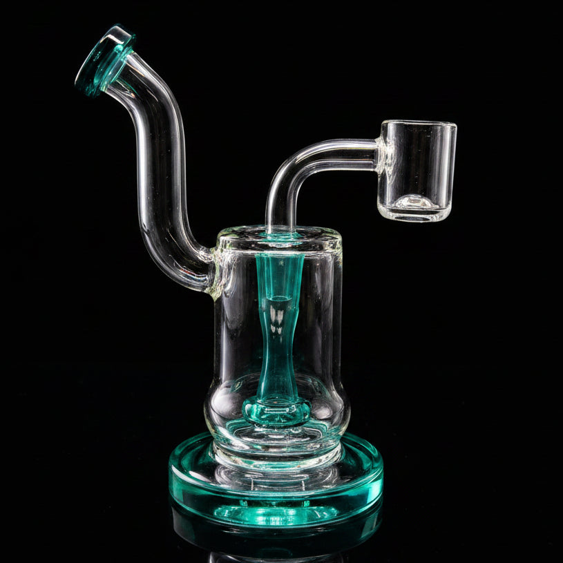 Small Cute smooth Dab Rig - SmokeMEGA