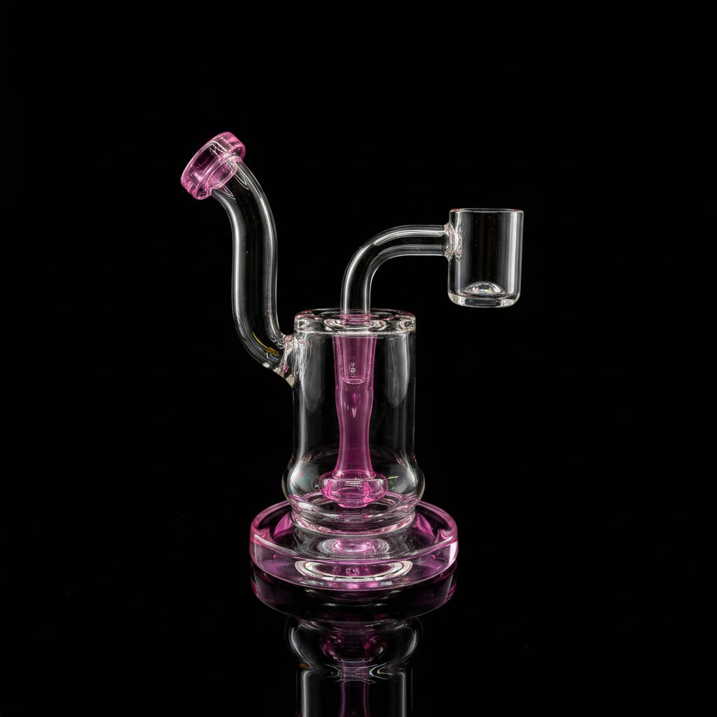 Small Cute smooth Dab Rig - SmokeMEGA