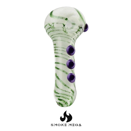 Spiral Frost Glow Hand Pipe 5"