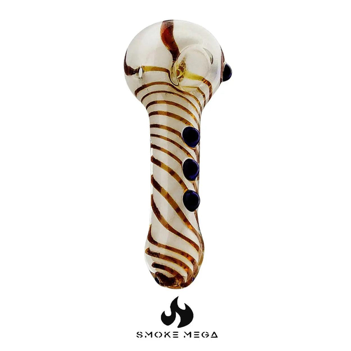 Spiral Frost Glow Hand Pipe 5"