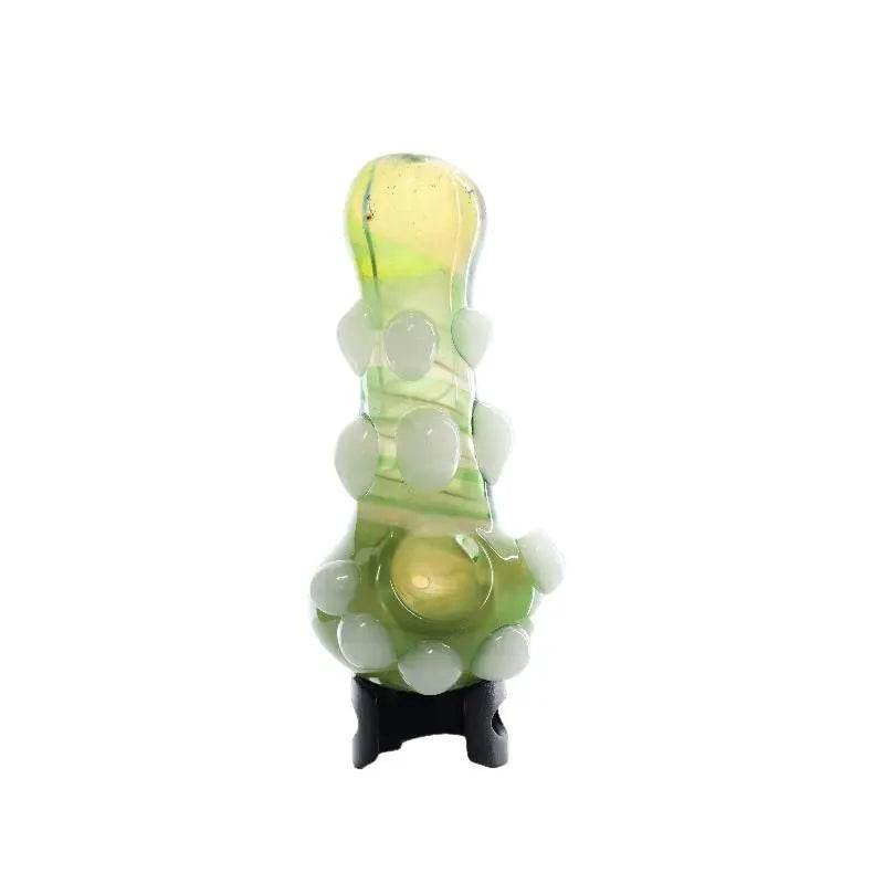 Spotty Spoon Handmade Glass Hand Pipe 5 Inches - SmokeMEGA