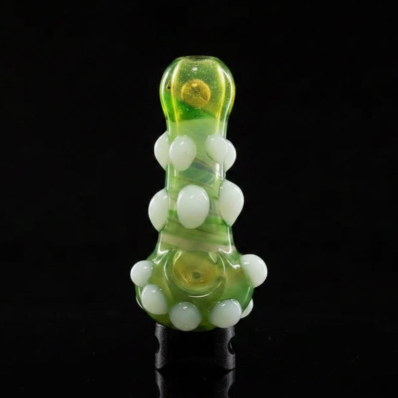 Spotty Spoon Handmade Glass Hand Pipe 5 Inches - SmokeMEGA