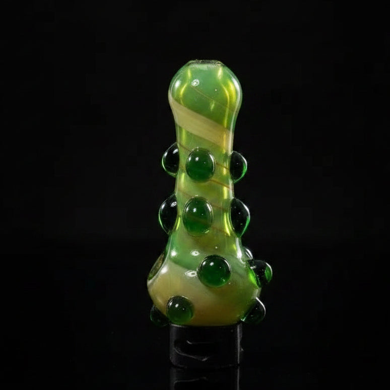 Spotty Spoon Handmade Glass Hand Pipe 5 Inches - SmokeMEGA