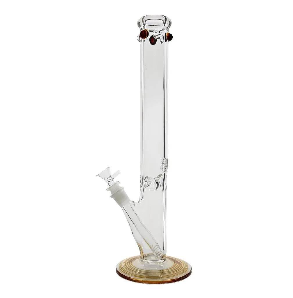 Straights Tube Bong | 16 Inch 5mm American Made - SmokeMEGA