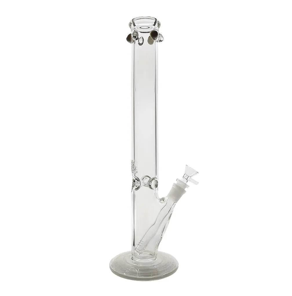 Straights Tube Bong | 16 Inch 5mm American Made - SmokeMEGA